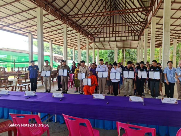 เปิดโครงการชุมชนล้อมรัก ของโรงพยาบาลแคนดง